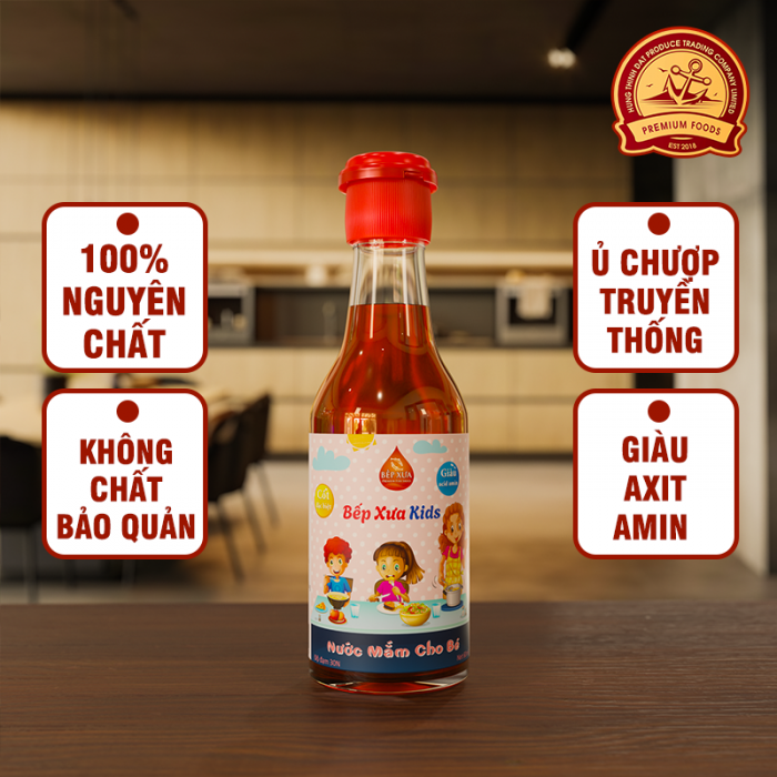 [MẮM KIDS 30 ĐỘ ĐẠM] Bếp Xưa Kids - Chai 60ml